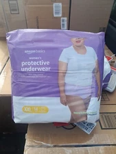 Amazon Basics Women’s Protective Underwear XXL 14 Count