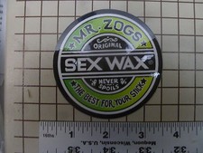 Sex Wax Green Logo Sticker Decal