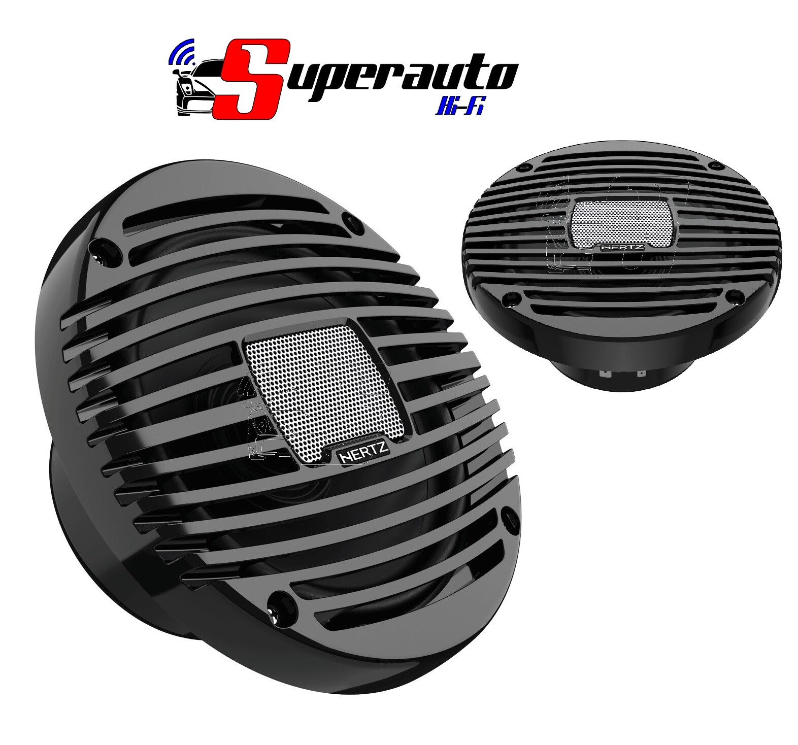 Hertz HEX 6.5 M C Marine Coppia altoparlanti coassiali 165 mm nero 50 W RMS