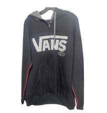 VANS Mens Classic Zip-Up Hooded Jacket Sz:Small OVERSIZED New