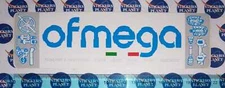 VINTAGE STICKER STICKER STICKER OFMEGA BICYCLES 80s