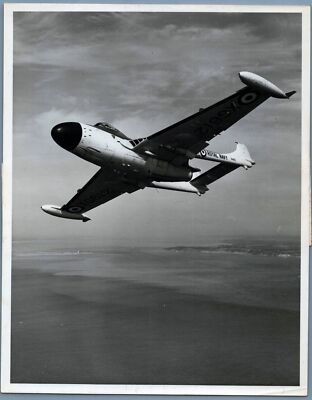 DE HAVILLAND SEA VENOM XG612 ORIGINAL VINTAGE MANUFACTURERS PHOTO ROYAL NAVY 4
