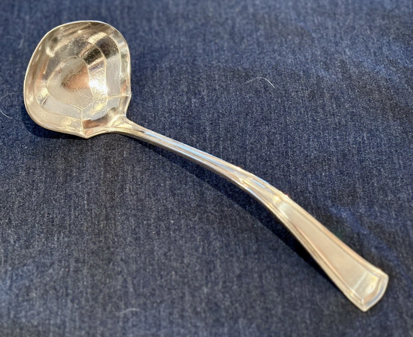 Alvin Silverplate George Washington 7-1/4”Gravy or Soup Ladle - no monogram