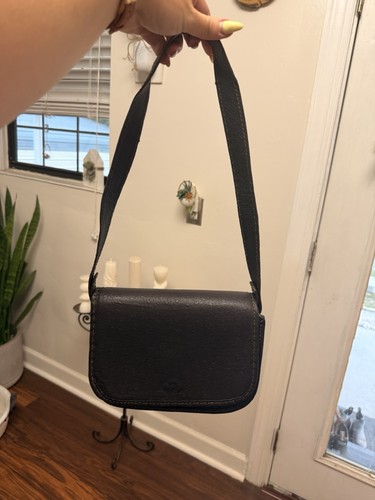 vintage ostrich leather bag