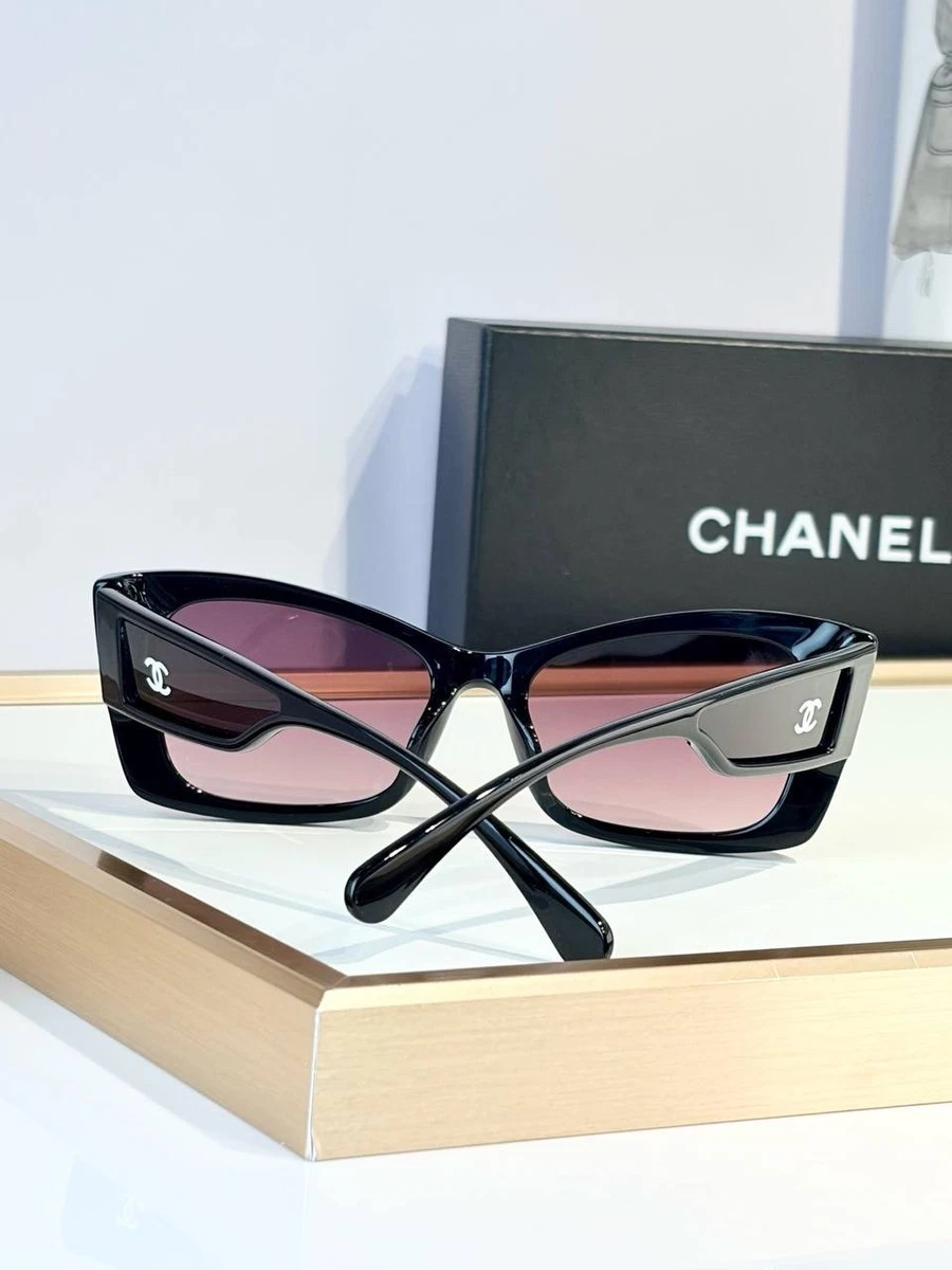 CHANEL Men's Black Cat Eye Sunglasses for sale | eBay