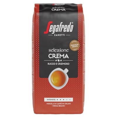 Segafredo Selezione Crema 1000g ganze Kaffeebohnen aromatisch, Arabica Robusta