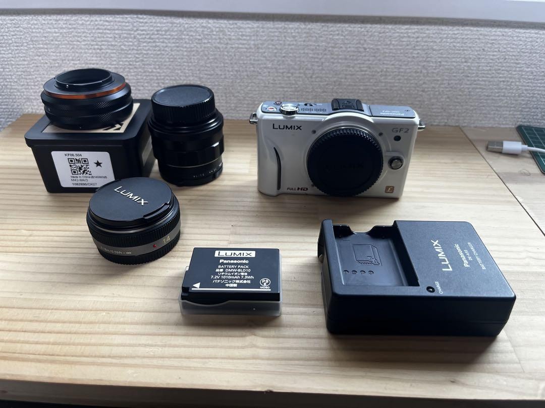 LUMIX GF2/14mmとスーパータクマー55mm F2マウントセット LUMIX GF2 14mm and Super Takumar 55mm F2 Mount Set | eBay