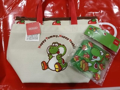 Yoshi Insulated Pouch Tote Bag Super Mario Nintendo Tokyo Official Limited Japan