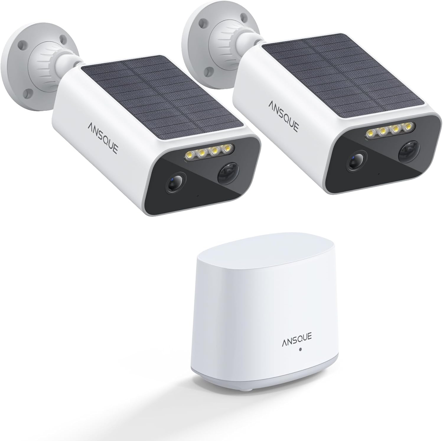 Camera surveillance wifi exterieure sans fil solaire 2K 3MP batterie longue duree