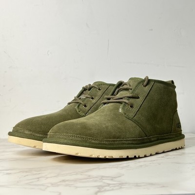 UGG Neumel Moss Green Suede Men's Size 11 Chukka Ankle Boots New 3236-MSG