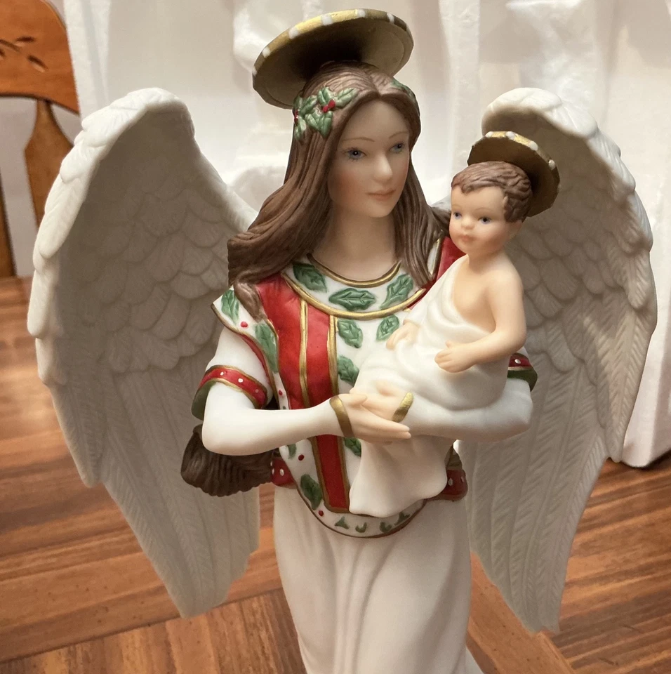 Домашние интерьеры «Блаженство, ангел радости» Baby Jesus вручную Рождество #12259-05 - Изображение 4 из 4