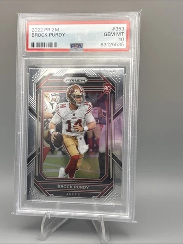 2022 Panini Prizm Brock Purdy (RC) PSA 10