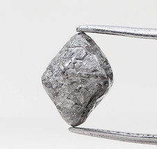 2 TCW UNCUT NATURAL ROUGH DIAMOND SILVER COLOR IRREGULAR DIAMOND FANCY DIAMOND