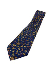 Salvatore Ferragamo Tie Silk NVY Total Pattern Men