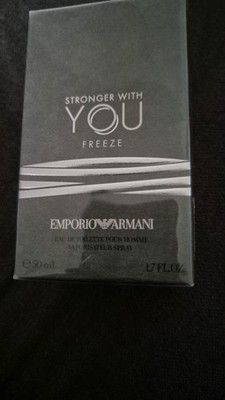 Emporio Armani Stronger with You FREEZE 50ml EDT Pour Homme NEU/OVP