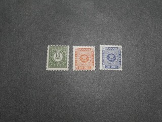 DANEMARK SERIE TIMBRES N°165 A 167 NEUFS . BONNE COTE