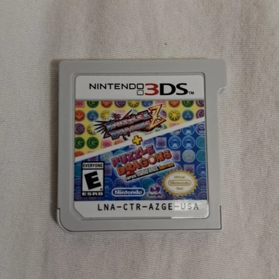 Puzzle & Dragons Z + Super Mario Bros Edition (Nintendo 3DS) Authentic Cartridge - Image 1 of 2