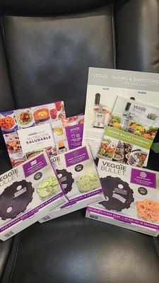 Magic Bullet Veggie Bullet VB-102 Spiralizer Food Processor with Accessories