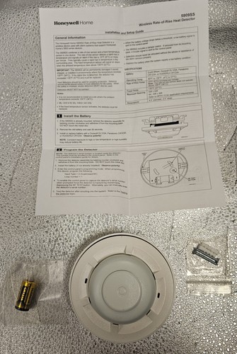 Honeywell Home 5809SS Wireless Heat and Rate-of-Rise Temperature Sensor #805L - Picture 1 of 6