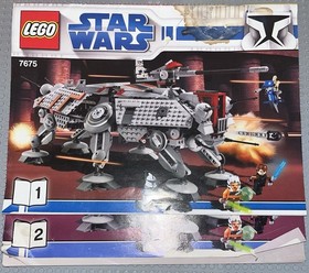Lego 7675 Star Wars AT-TE Walker Set W/ Minifigures Manuals