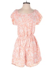 Everly Women Orange Romper L