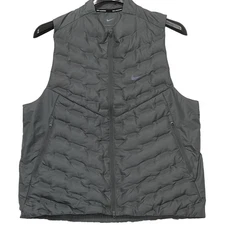 Nike Men XL Therma Fit ADV Repel Running Vest Jacket Gray FB7542-084 **No Tags**