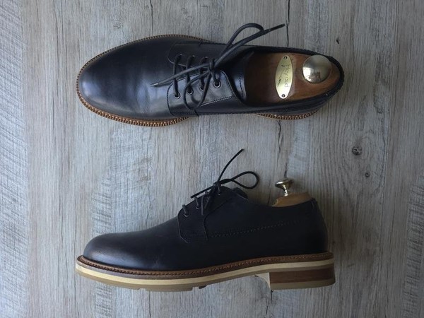 Men Ermenegildo Zegna Heels Black Leather 42