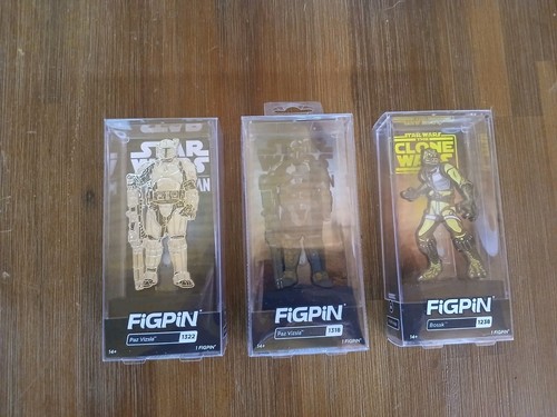 FiGPiN Paz Vizsla #1318 Paz Vizsla #1322 Bossk #1238 Bundle Star Wars Disney ZA3