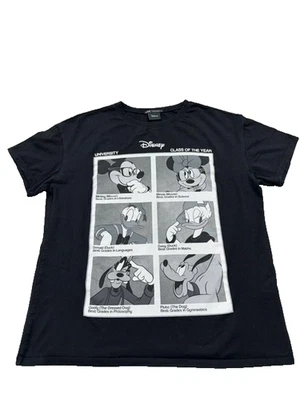 T-shirt noir en coton Disney Mickey Mouse taille M unisexe Zara - Photo 1/4