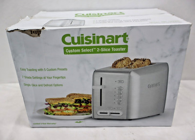Cuisinart RBT-1200PC - Countertop Custom Select 2-Slice Toaster, Stainless Steel