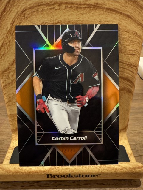2026 Topps Chrome Corbin Carroll Shadow Etch Orange Refractor 12/25 SE-11