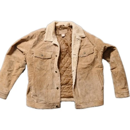 Austin Clothing Company Mens Leather Jacket, Cowboy Cruiser PIG Split Leather XL - product listing photo