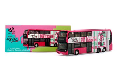 Tiny City 1/110 Die-cast Model Car - Enviro500EV Electric Bus (Squid Game S2)