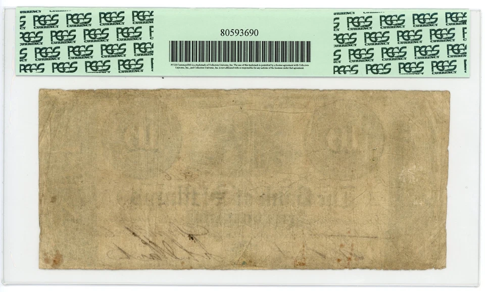 1846 $10 The Bank of St. Mary's, GEORGIA Note - PCGS Fine 12 - Image 2 of 2