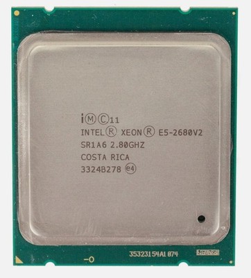 Intel Xeon E5-2680 V2 LGA2011 CPU Processor SR1A6 2.8GHz 10Core 115W 20T 25M