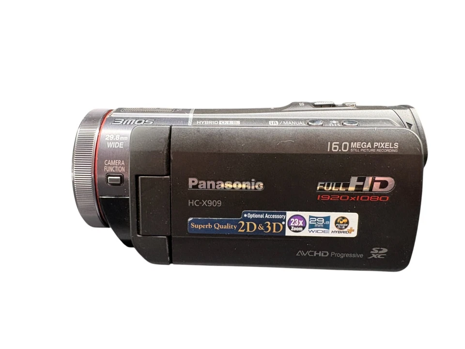 Panasonic HC-X909 Camcorder Schwarz FULLHD Geprüft Sommer Handheld SUPER - Bild 3 von 4