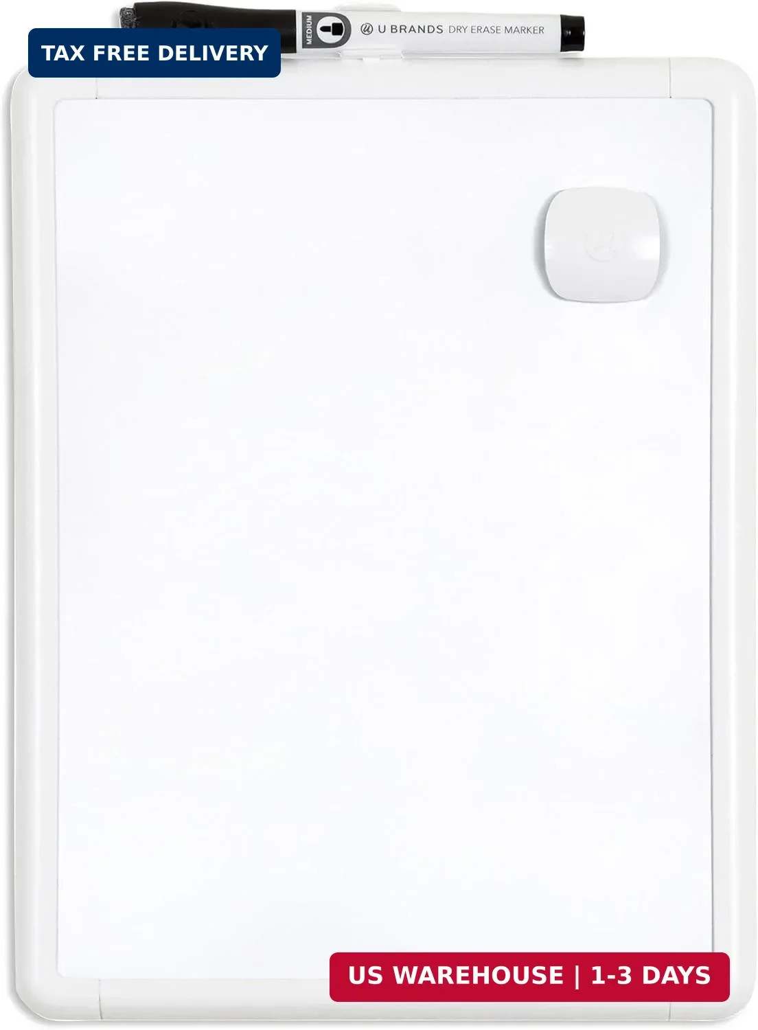 Portable 8.5 x 11 Dry Erase Magnetic Whiteboard – Perfect for Home & School