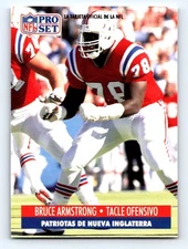 1991 Pro Set Spanish #146 Bruce Armstrong Fresh Break EX-EXMINT