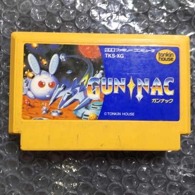 GUNNAC GUN-NAC Famicom NES FC Cartridge Only Tonkin House Japan Shooter NTSC-J