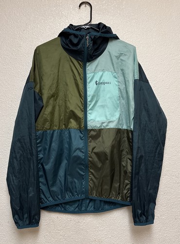 Cotopaxi Unisex Teca Technical Windbreaker  Hooded Jacket Sz W-M /M-S Flaws