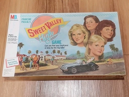 Vintage 1988 Sweet Valley High Board Game Milton Bradley 100% Complete Pascal