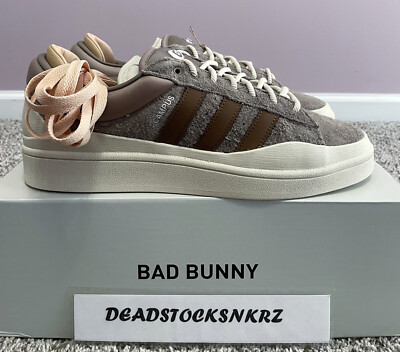adidas gazelle silver green womens CAMPUS X BAD BUNNY "BROWN"  Sneaker Room