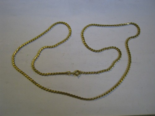 18K Yellow Gold 2.5mm SERPENTINE CHAIN 