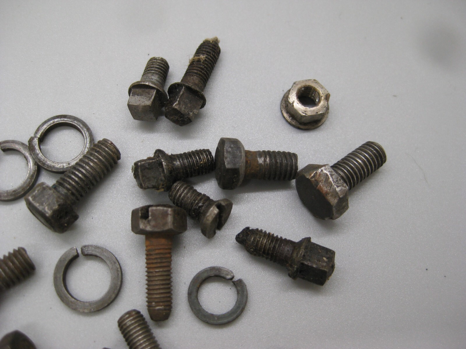 LOT OF 1934-40 PRE WAR BUGATTI T35 TYPE 35 T75 75 NUTS & BOLTS & WASHERS OEM