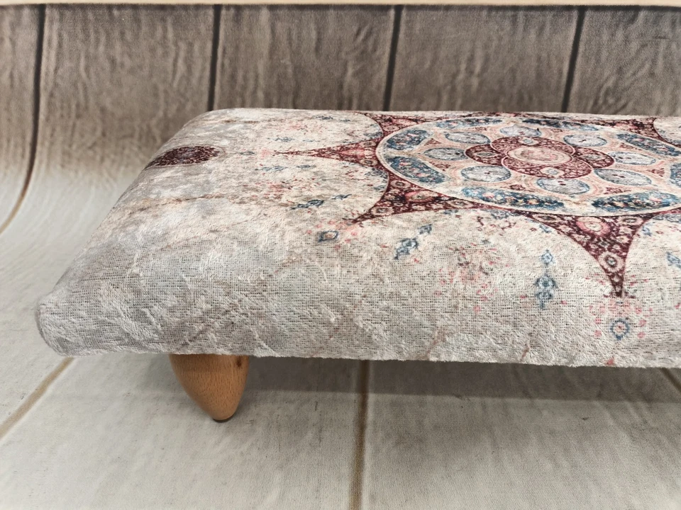 Footstool ottoman Bench for sofa Comfy stool Stylish stool Stepping stool - Image 4 of 4