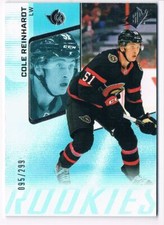2022-23 SPX COLE REINHARDT ROOKIE 095/299 OTTAWA SENATORS #195