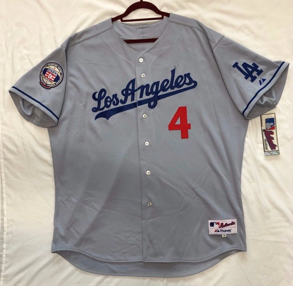 Authentic MAJESTIC SIZE 56 3XL, Los Angeles Dodgers DUKE SNIDER ON FIELD  JERSEY