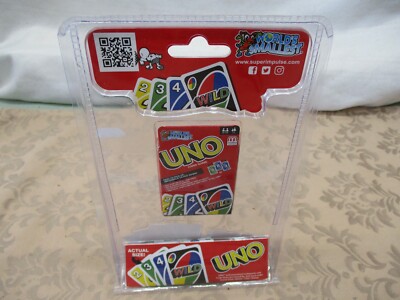 WORLD'S SMALLEST Uno Card Game Miniature Pocket Size Super Impulse