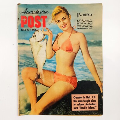 Australasian Post July 9 1959 Jan Kilburn Lee Dawson Gail Patrick Perry Mason Gd
