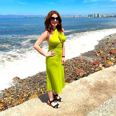 slim fit dress slacks MAXINE Nataly Square Neck Fitted Midi Dress | Wild Dove Boutique main image 1